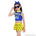 Tortor 1Bacha Little Girls Swimwear Girl Peplum Skirt 2-Piece Bikini Swimsuit 5-14 Blue B07CTFHZJQ